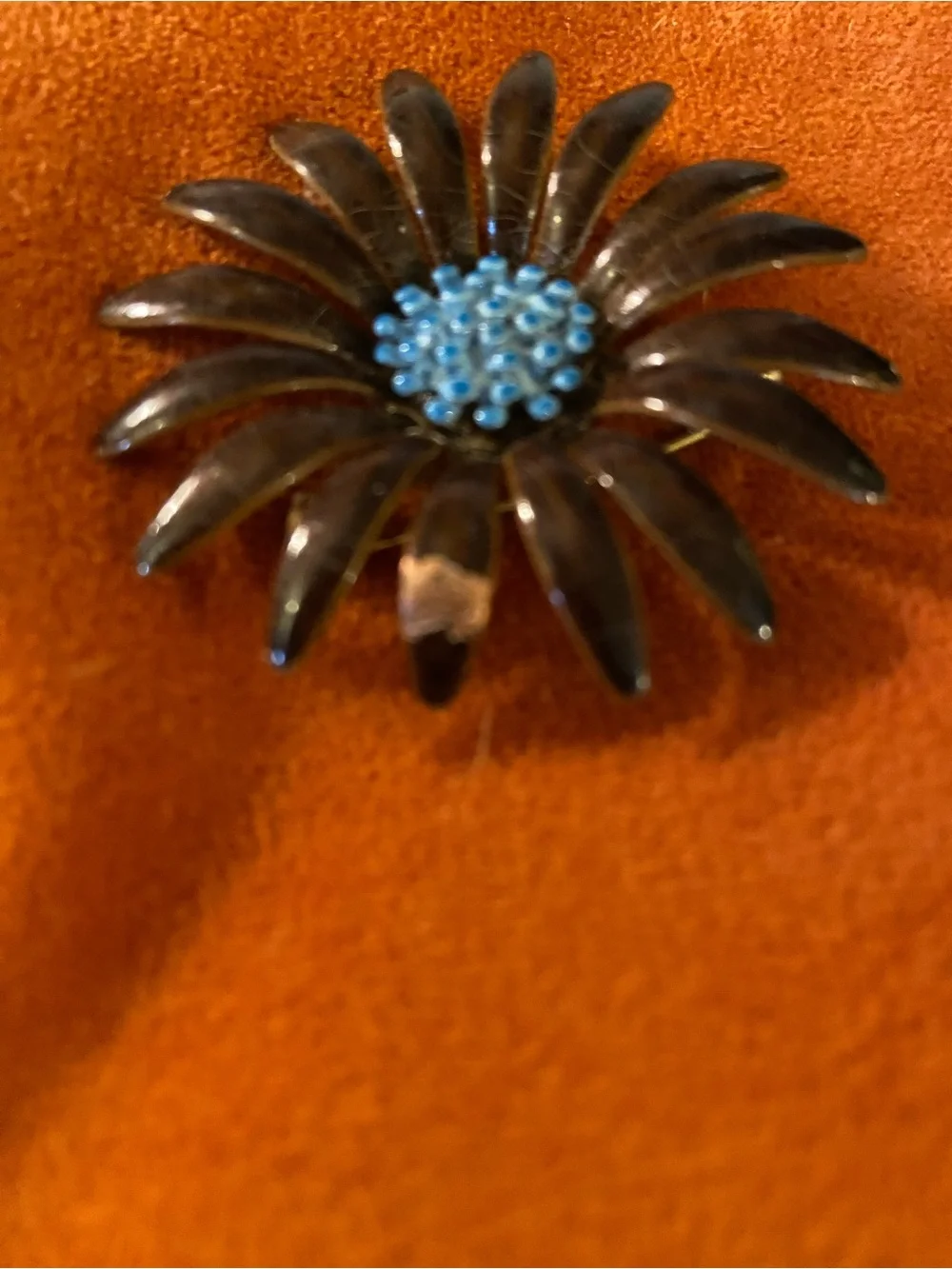 Vintage floral brooch